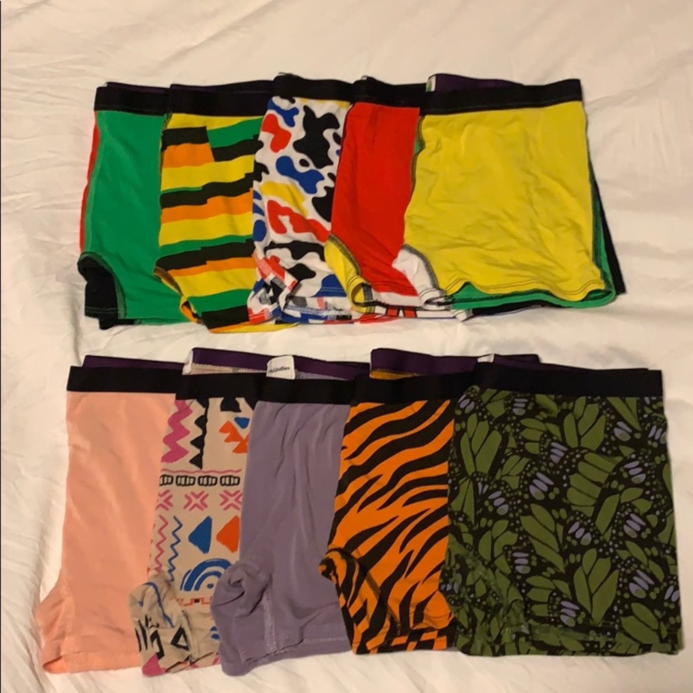Unworn Me Undies Size S BoyShort Bundle (10 total)